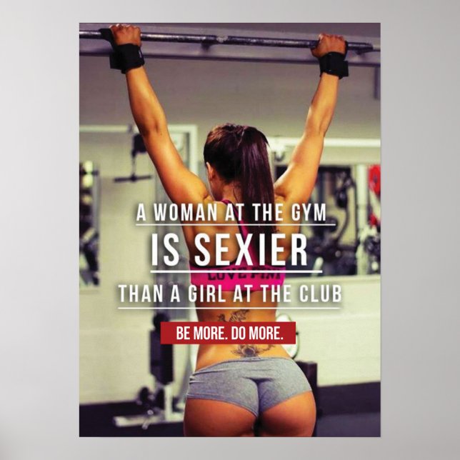 Workout Motivational Poster (Front)