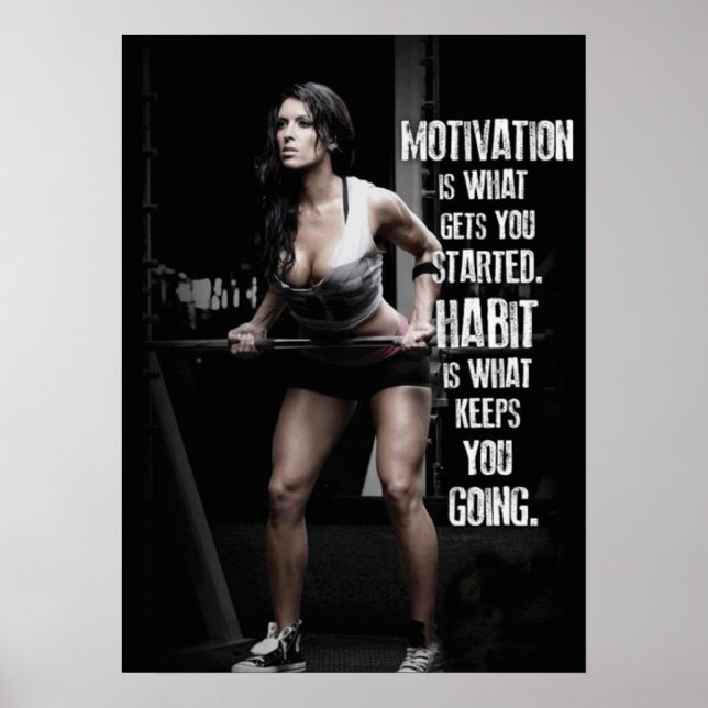 Workout Motivational Poster (Front)