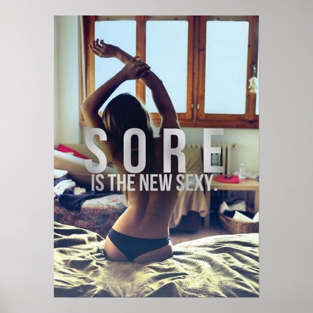 Workout Motivational Poster (Front)