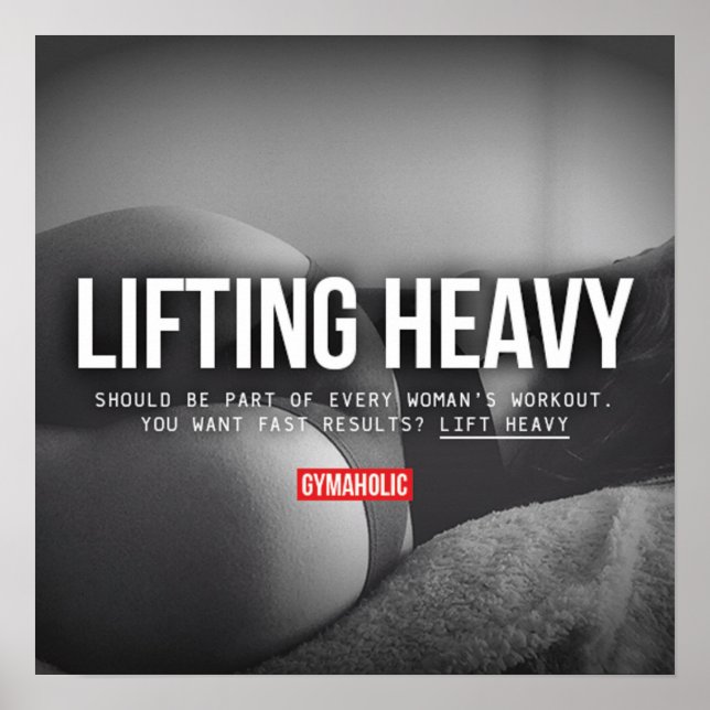 Workout Motivational Poster (Front)