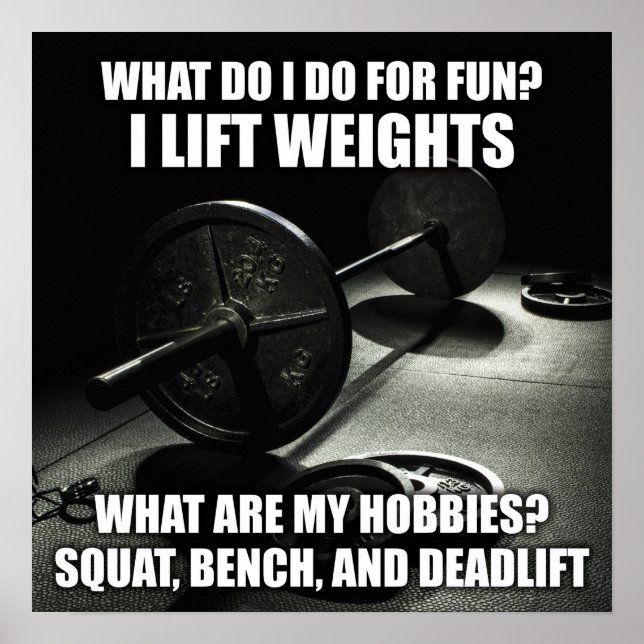 Workout Motivational Poster (Front)