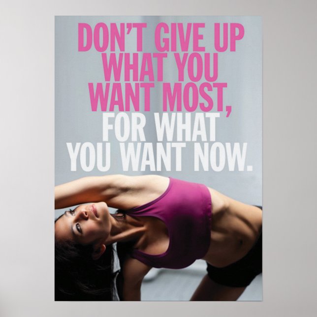 Workout Motivational Poster (Front)