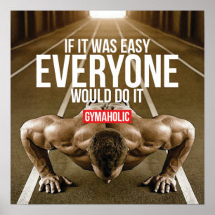 Workout Motivational Poster