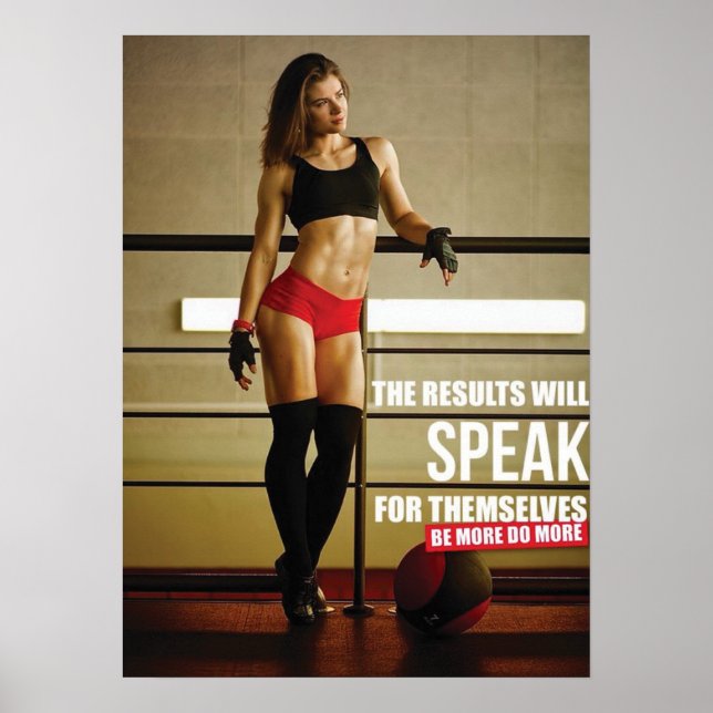 Workout Motivational Poster (Front)