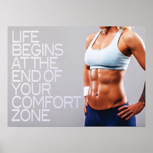 Workout Motivational Poster (Front)