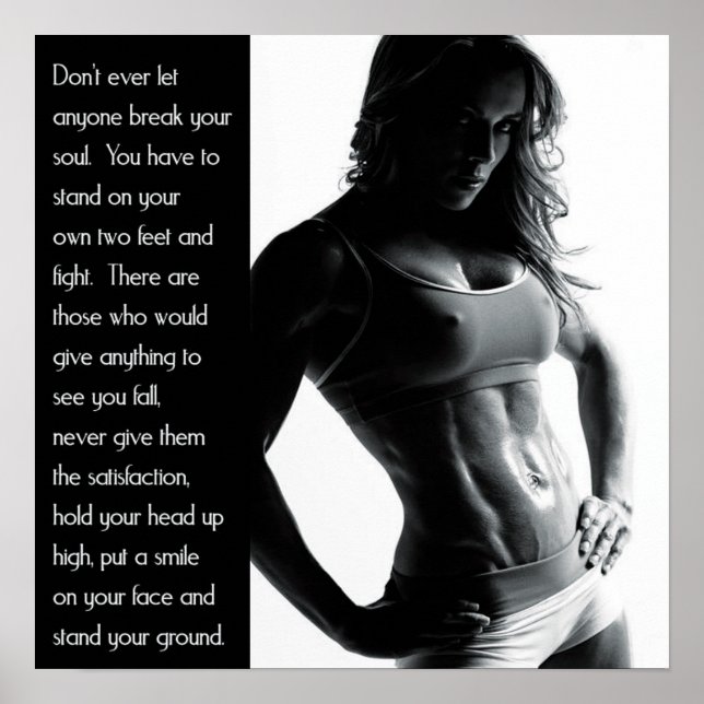 Workout Motivational Poster (Front)