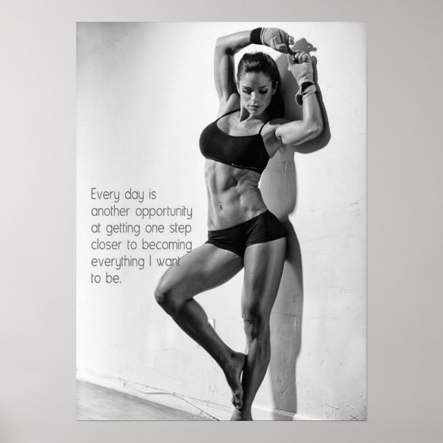 Workout Motivational Poster (Front)