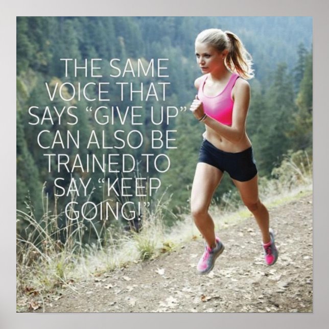 Workout Motivational Poster (Front)