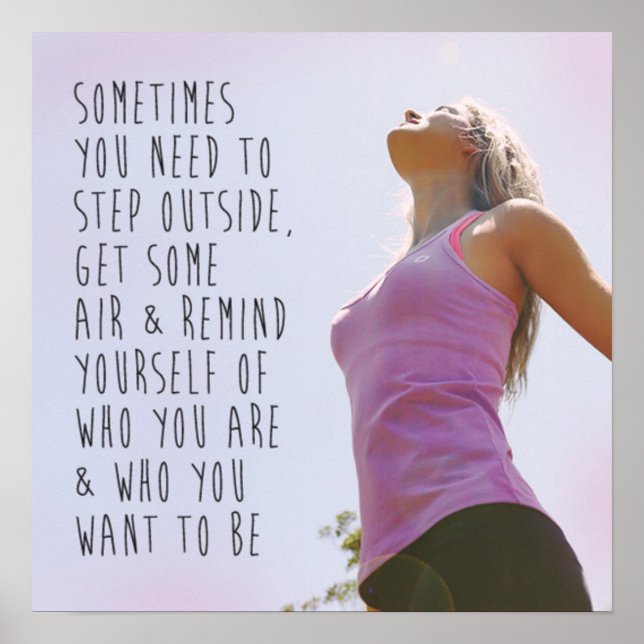 Workout Motivational Poster (Front)