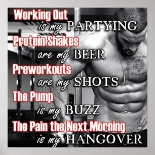 Workout Motivational Poster