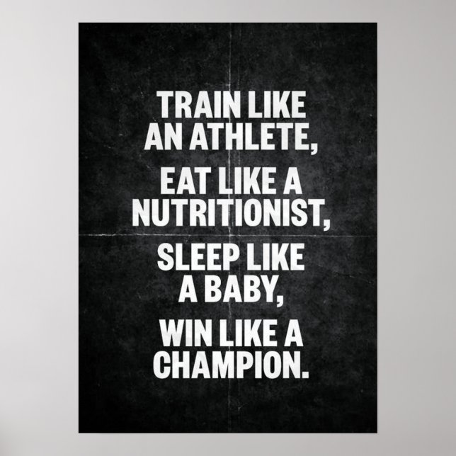 Workout Motivational Poster (Front)