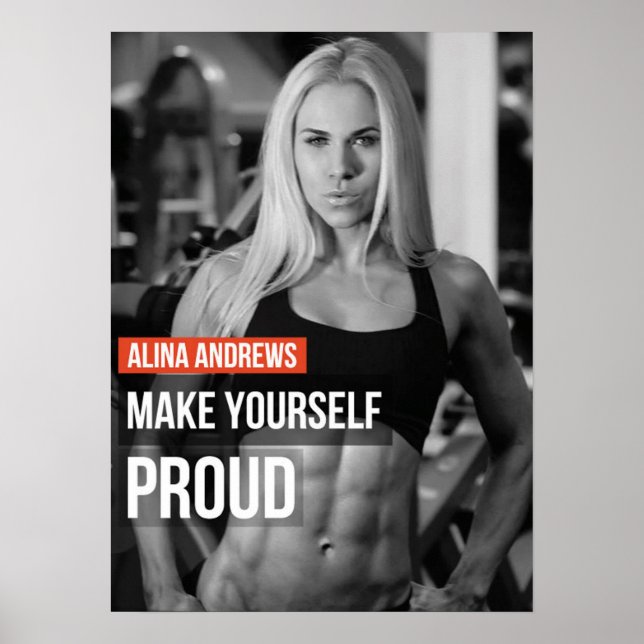 Workout Motivational Poster (Front)