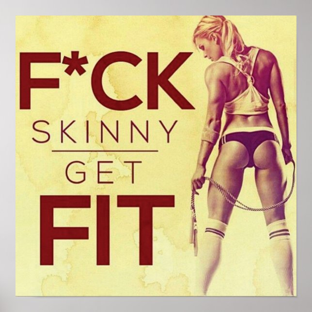 Workout Motivational Poster (Front)