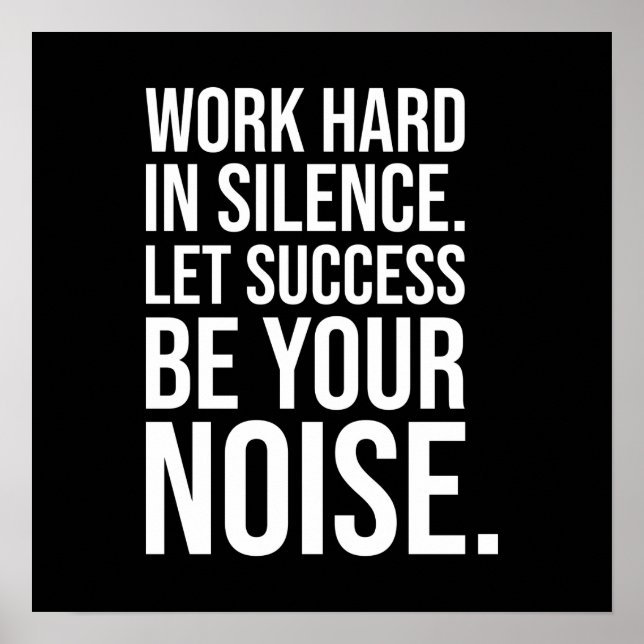 Workout Motivational Poster (Front)