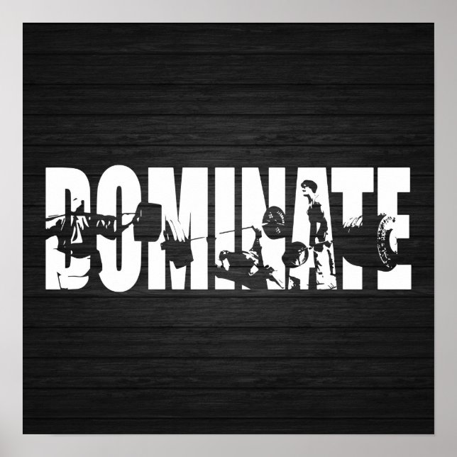 Workout Motivational Poster (Front)