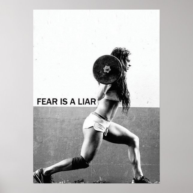 Workout Motivational Poster (Front)