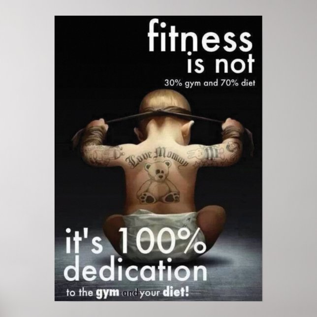 Workout Motivational Poster (Front)