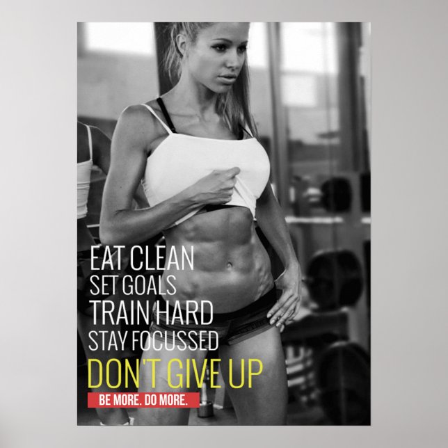 Workout Motivational Poster (Front)