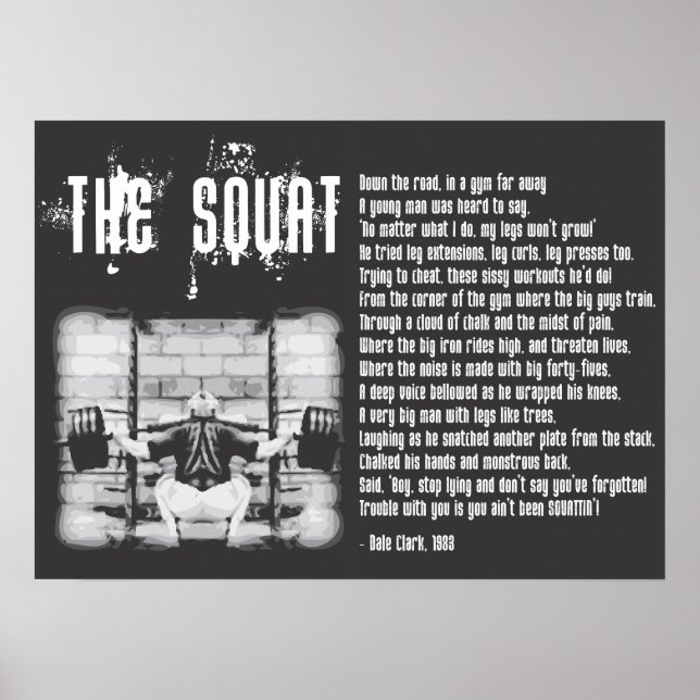 Workout Motivational Poster (Front)
