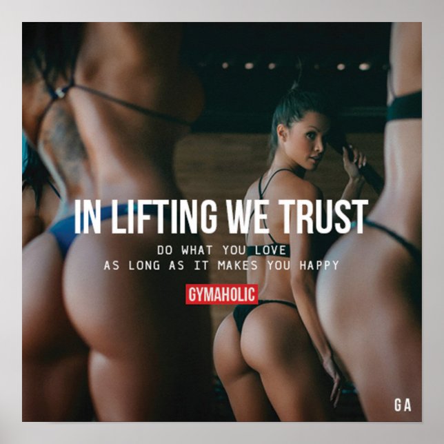 Workout Motivational Poster (Front)