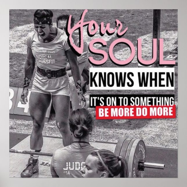 Workout Motivational Poster (Front)