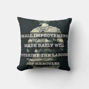 Workout Motivational Throw Pillow