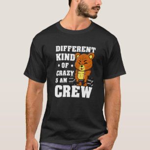 Workout Squad 5AM Crew Gym Quote T-Shirt