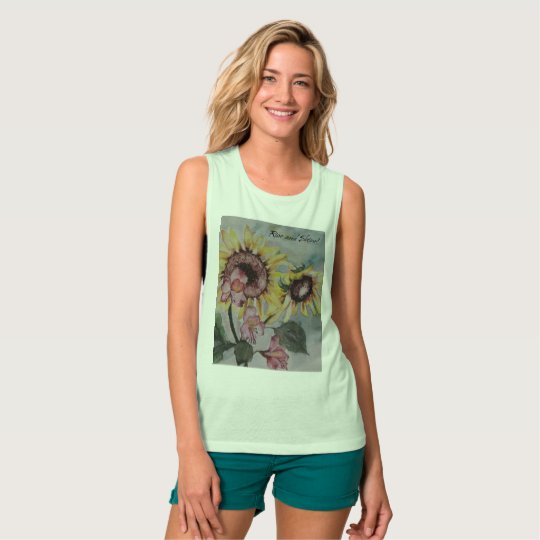 Workout T-Shirt - Sunflower - Rise and Shine!