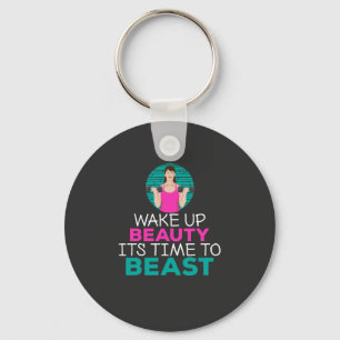 Workout - Wake Up Beauty Keychain