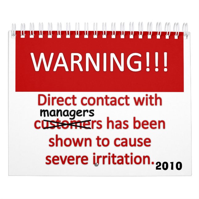 Workplace Humour 2010 Calendar (Cover)