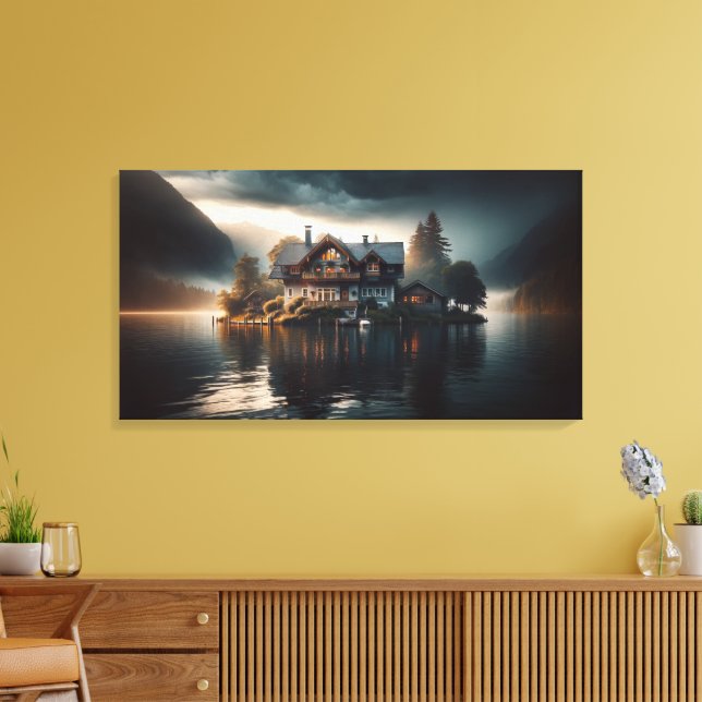 Works magically on dark AND light backgrounds  Canvas Print (Insitu(LivingRoom))