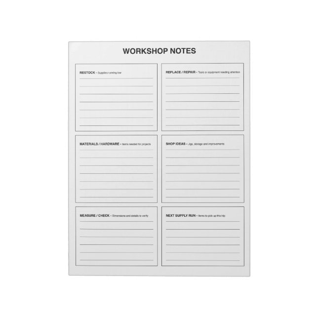 Workshop Notes Woodworking & DIY Organization (Rotated)
