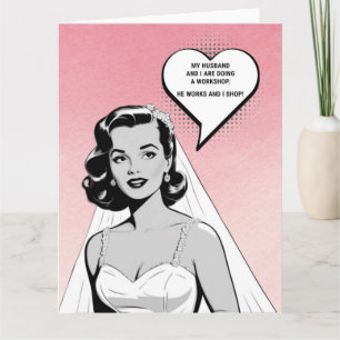 Workshop Retro Greeting Card