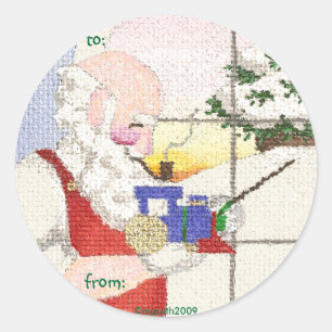 workshop santa sticker