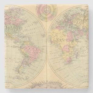 World 10 stone coaster