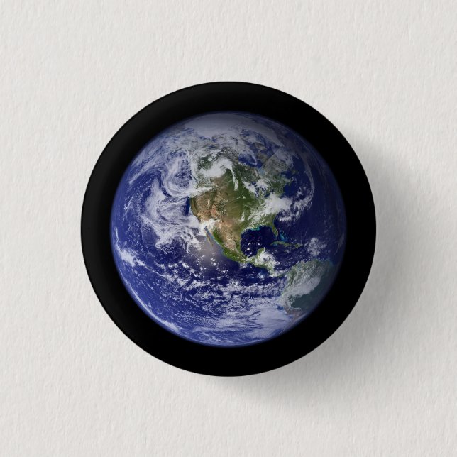 World 1 Inch Round Button (Front)