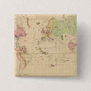 World 2 inch square button