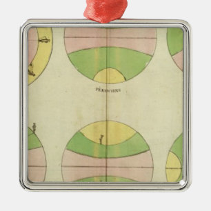 World 2 metal ornament