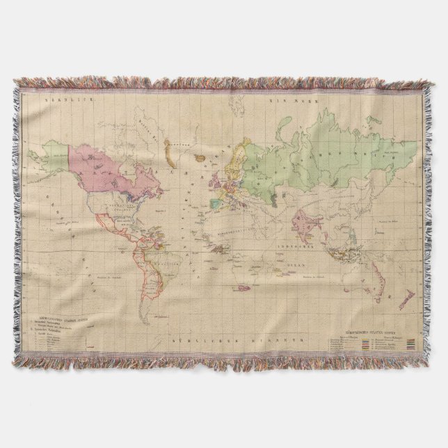 World 2 throw blanket (Front)