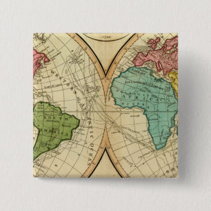 World 3 2 inch square button