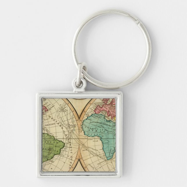 World 3 keychain (Front)