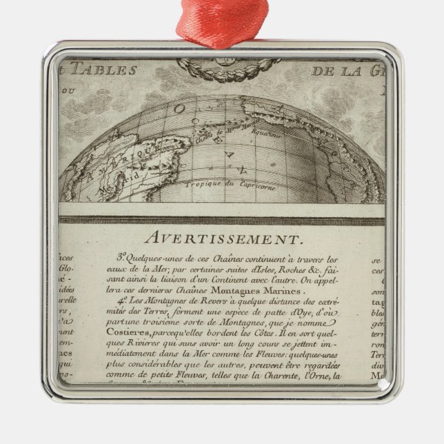 World 3 metal ornament (Front)