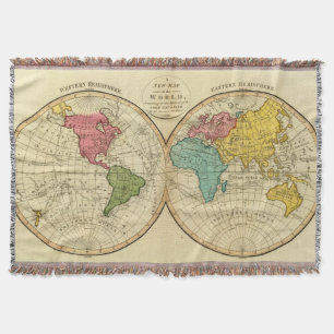 World 3 throw blanket