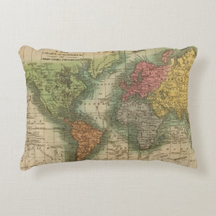 World 4 accent pillow