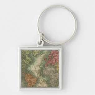 World 4 keychain