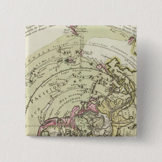 World 6 2 inch square button (Front)