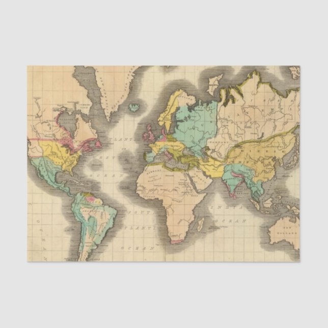 World 6 tissue paper (Front)