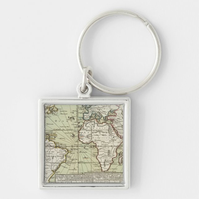 World 8 keychain (Front)