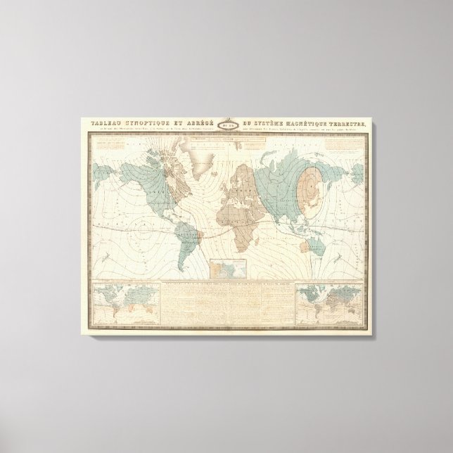 World 9 canvas print (Front)