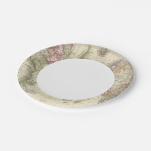 World 9 paper plate